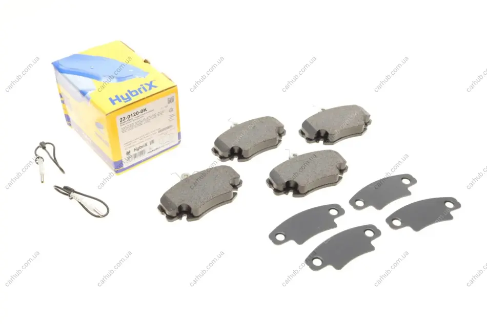 Колодки гальмівні (передні) Renault Clio 90-98/Symbol 00-/Megane 96-03/Peugeot 205 87-98 (+датчики) METELLI Metelli 22-0120-0K (фото 1)