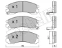 Колодки гальмівні (передні) Citroen C-Crosser 07-/Mitsubishi Outlander/Pajero 98-/Lancer/L400 94-03 METELLI Metelli 22-0134-0 (фото 2)