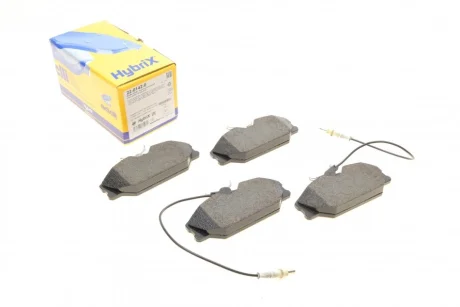 Колодки гальмівні (передні) Renault Laguna I 93-01/Megane I 96-03/Safrane 92-00 (з датчиком) METELLI Metelli 22-0142-0