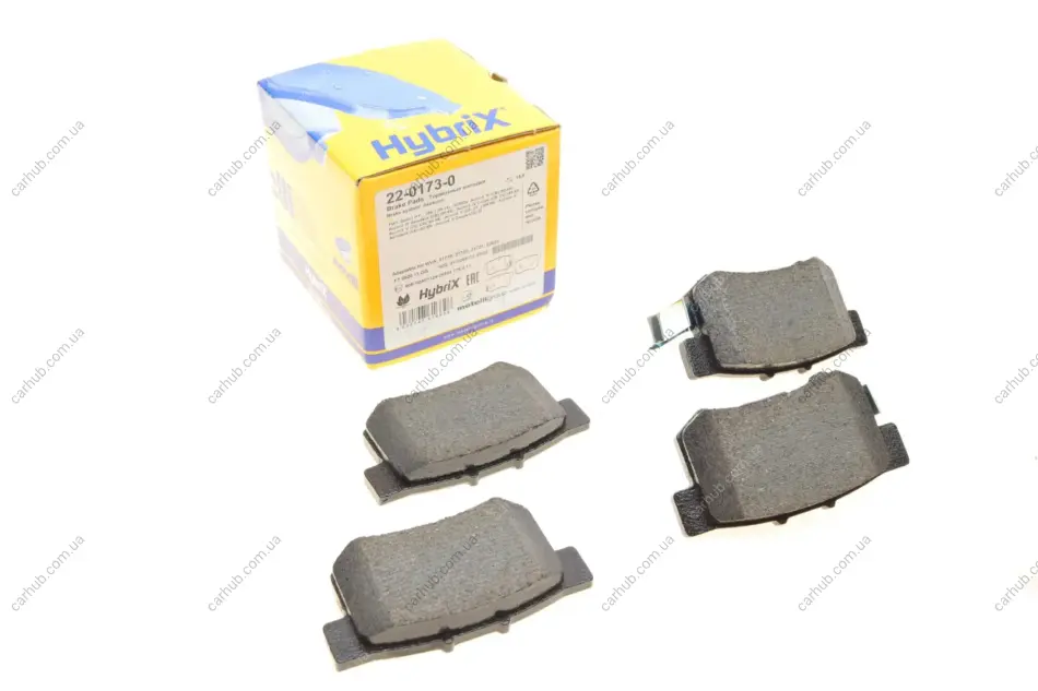 Колодки гальмівні (задні) Suzuki SX4/Swift 06-/Honda Accord 91-93/Civic 95-/Fiat Sedici 06-14 METELLI Metelli 22-0173-0 (фото 1)