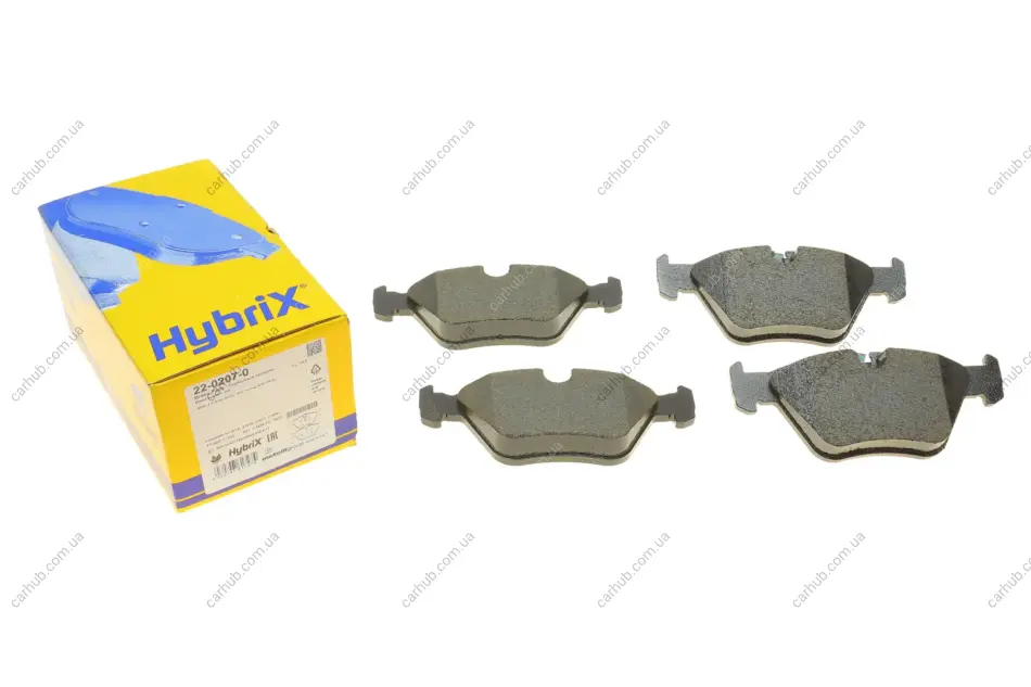 Колодки гальмівні (передні) BMW 5 (E39) 96-04/3 (E46) 00-06 METELLI Metelli 22-0207-0 (фото 1)