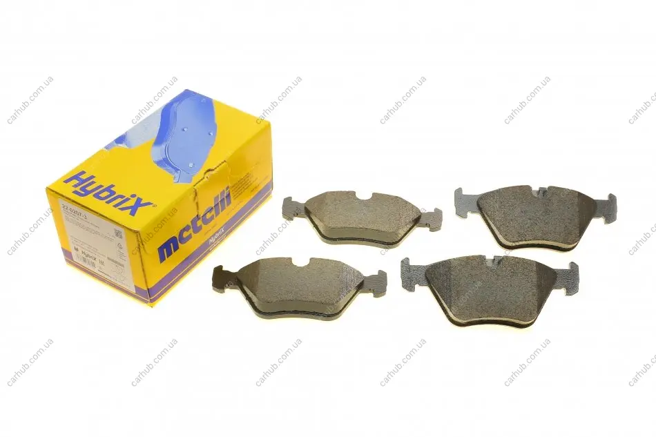 Колодки гальмівні (передні) BMW 3 (E46) 99-07/X3 (E83) 03-11/Z4 (E85/E86) 06-08 METELLI Metelli 22-0207-3 (фото 1)