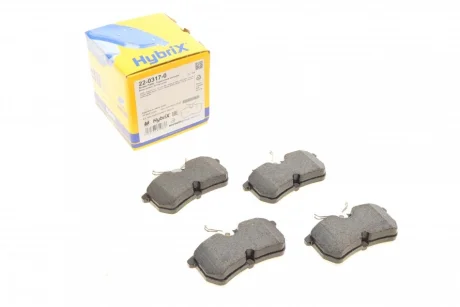 Колодки гальмівні (задні) Ford Focus 98-05/Fiesta V/VI 05- METELLI Metelli 22-0317-0