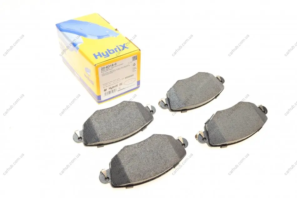 Колодки гальмівні (передні) Ford Mondeo III 00-07/Jaguar X-Type 01-09 METELLI Metelli 22-0318-0 (фото 1)