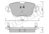 Комплект тормозных колодок (дисковых).) Metelli 22-0319-0 (фото 2)