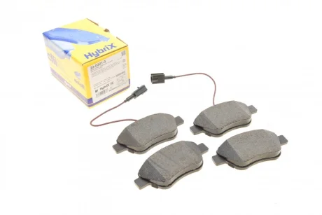 Колодки гальмівні (передні) Citroen Nemo 10-/Peugeot Bipper/Fiat 500/500C 08-/Punto 12- (+датчики) METELLI Metelli 22-0321-3