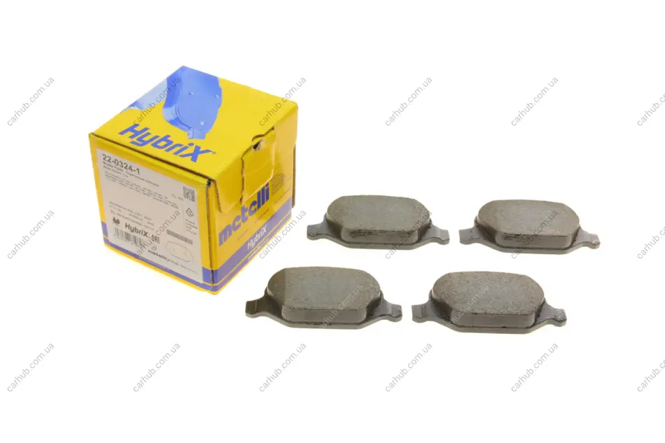 Колодки гальмівні (задні) Fiat Linea/Lancia Lybra/Alfa Romeo 147/156 99- METELLI Metelli 22-0324-1 (фото 1)