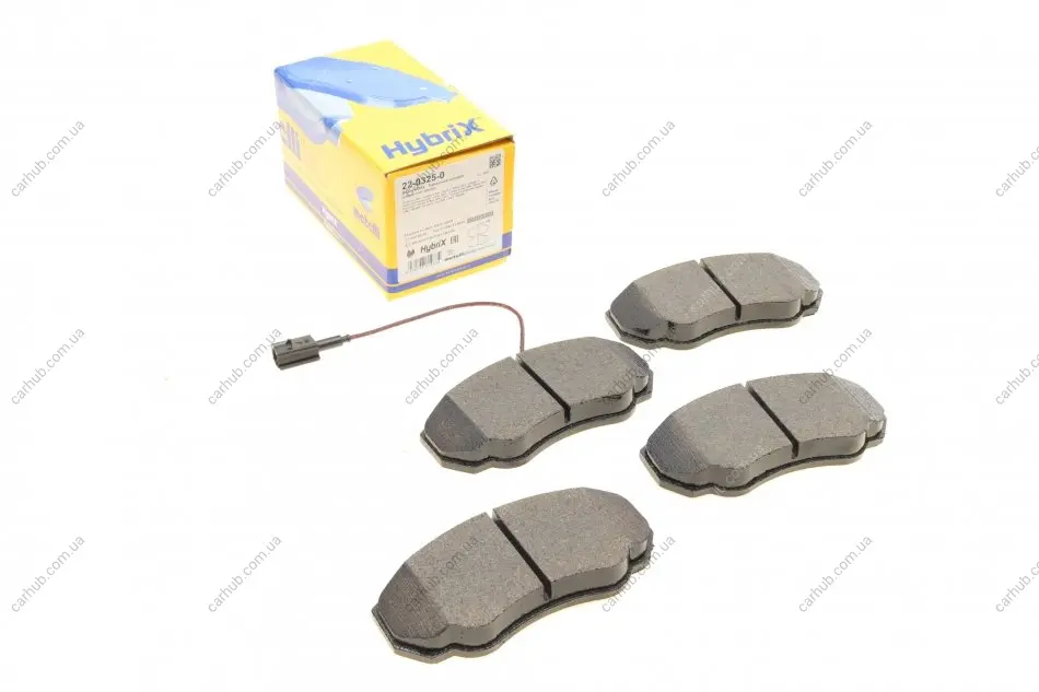 Колодки гальмівні (передні) Citroen Jumper/Fiat Ducato/Peugeot Boxer 94- R15(з датчиком) METELLI Metelli 22-0325-0 (фото 1)