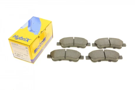 Колодки гальмівні (передні) Citroen C2/C4 04-/C3 09-/Berlingo/Peugeot 206/307 96-/207 06-/208 12- METELLI Metelli 22-0327-0
