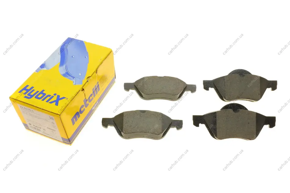Колодки гальмівні (передні) Renault Clio III 06-14/Megane II 02-/Scenic II 03- METELLI Metelli 22-0335-1 (фото 1)