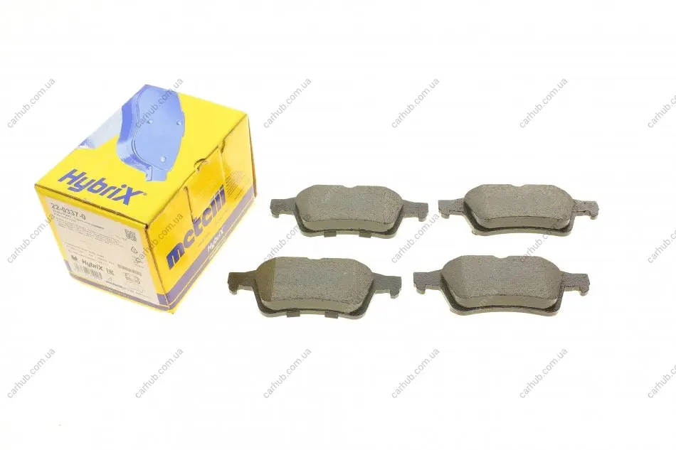 Колодки гальмівні (задні) Renault Laguna II 01-07/Megane II 04-09/Espace IV/Nissan Primera 02- METELLI Metelli 22-0337-0 (фото 1)