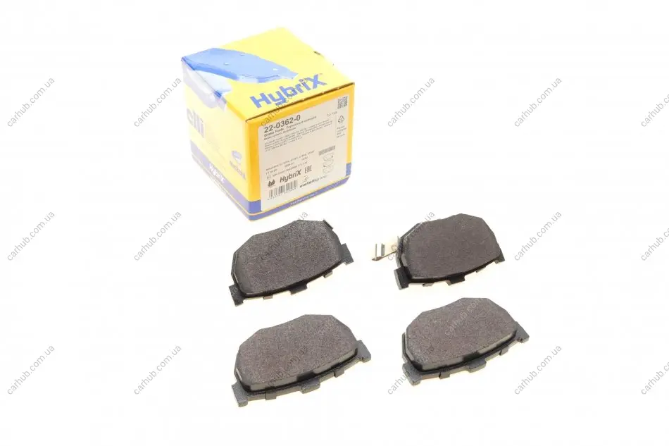 Колодки гальмівні (задні) Hyundai Elantra 00-06/Coupe 96-09/Kia Cerato 04-/Nissan Maxima 88-94 METELLI Metelli 22-0362-0 (фото 1)
