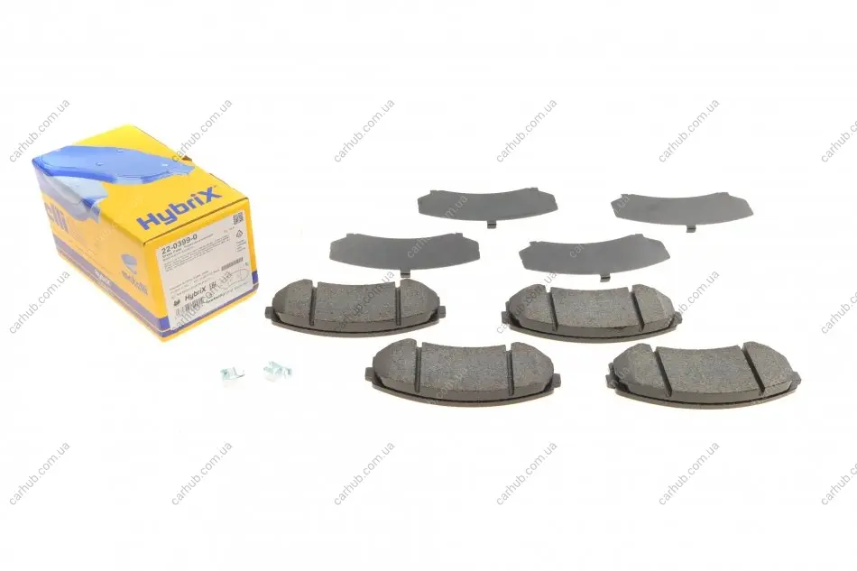 Колодки гальмівні (передні) Mitsubishi Grandis 04-11/Pajero II-IV 90-/Mazda E2000/2200 88-03 METELLI Metelli 22-0399-0 (фото 1)