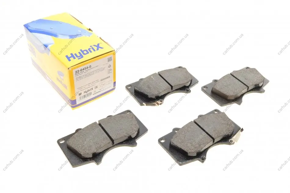 Колодки гальмівні (передні) Mitsubishi Pajero IV/Toyota Hilux 06-/Land Cruiser Prado/Lexus GX 01- METELLI Metelli 22-0454-0 (фото 1)