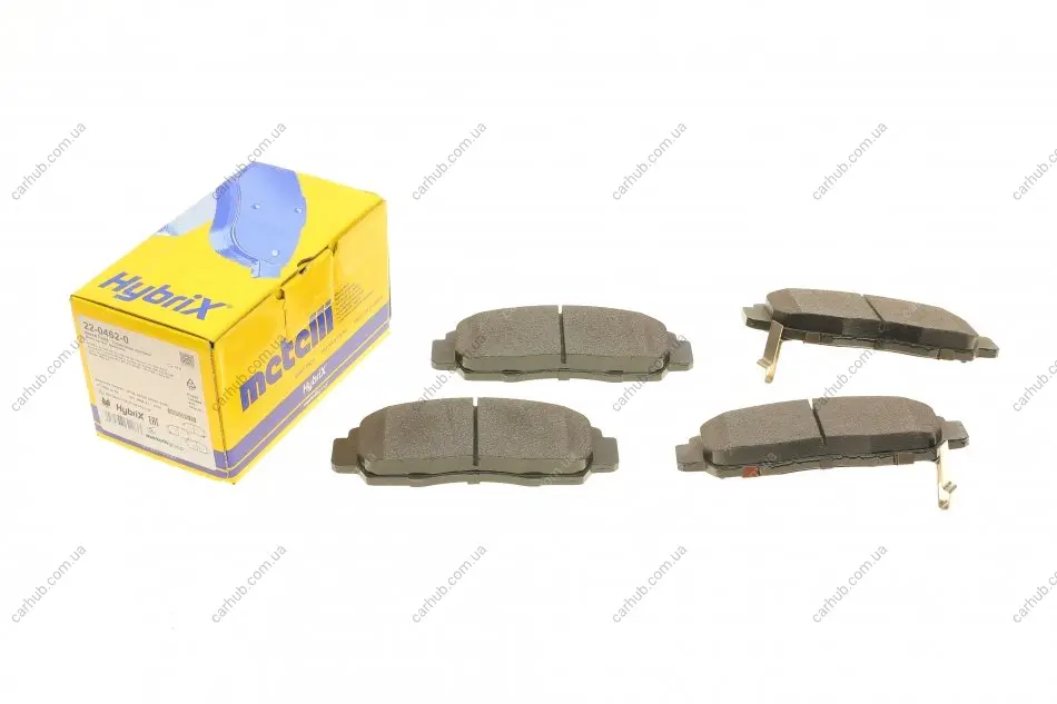 Колодки гальмівні (передні) Honda Civic VIII 06-/FR-V 04-/Accord VII 03- METELLI Metelli 22-0462-0 (фото 1)