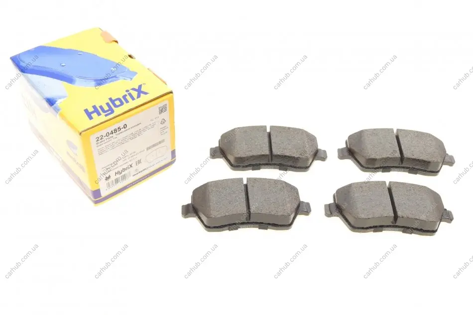 Колодки гальмівні (передні) Renault Dokker/Duster/Zoe 11-/Kangoo 08-/Clio/Nissan Note 05-/Micra 03- METELLI Metelli 22-0485-0 (фото 1)