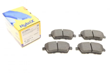 Колодки гальмівні (передні) Renault Dokker/Duster/Zoe 11-/Kangoo 08-/Clio/Nissan Note 05-/Micra 03- METELLI Metelli 22-0485-0