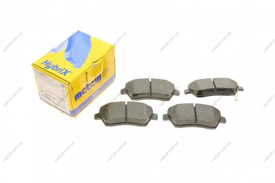 Колодки гальмівні (передні) Opel Agila B 08-14/Suzuki Swift III 05-/Splash 08- Metelli 22-0485-1 (фото 1)