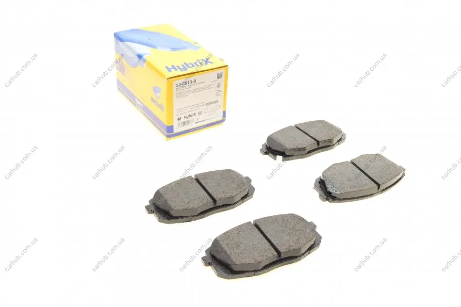 Колодки гальмівні (передні) Hyundai i30/Kia Cee\'d/Carens/Cerato/Soul 02- METELLI Metelli 22-0513-0 (фото 1)