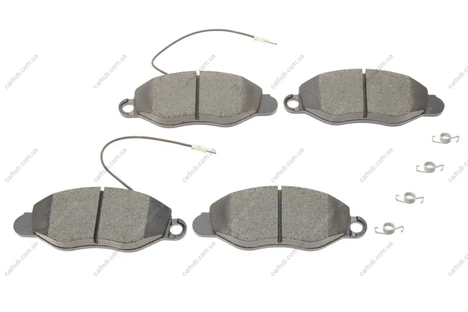 Колодки гальмівні (передні) Nissan Cabstar E 98-06 (+датчики) METELLI Metelli 22-0536-1 (фото 1)