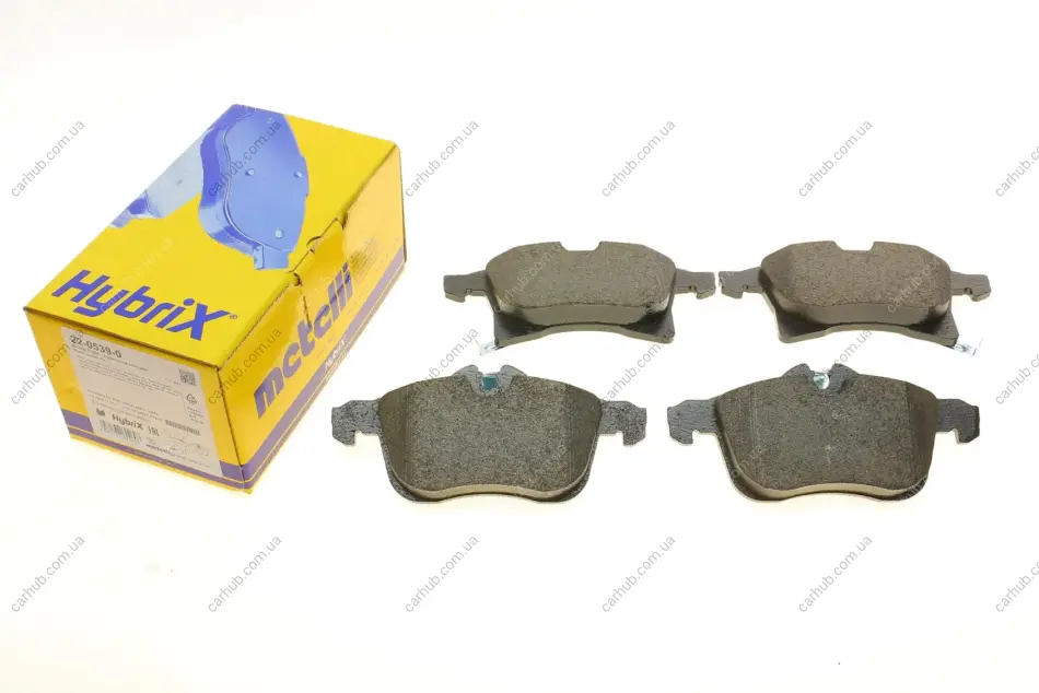Колодки гальмівні (передні) Opel Astra H 04-/Combo 01-/Corsa C/D/E 03-/Meriva A/B 03-/Zafira B 05- METELLI Metelli 22-0539-0 (фото 1)