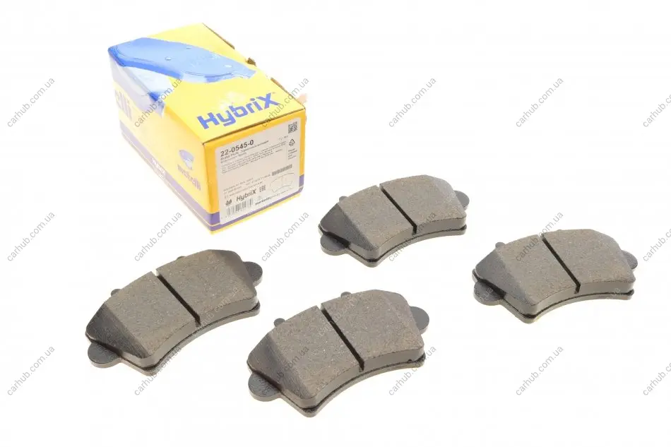 Колодки гальмівні (передні) Renault Master II/Opel Movano 98-/Nissan Interstar 02- R16" METELLI Metelli 22-0545-0 (фото 1)