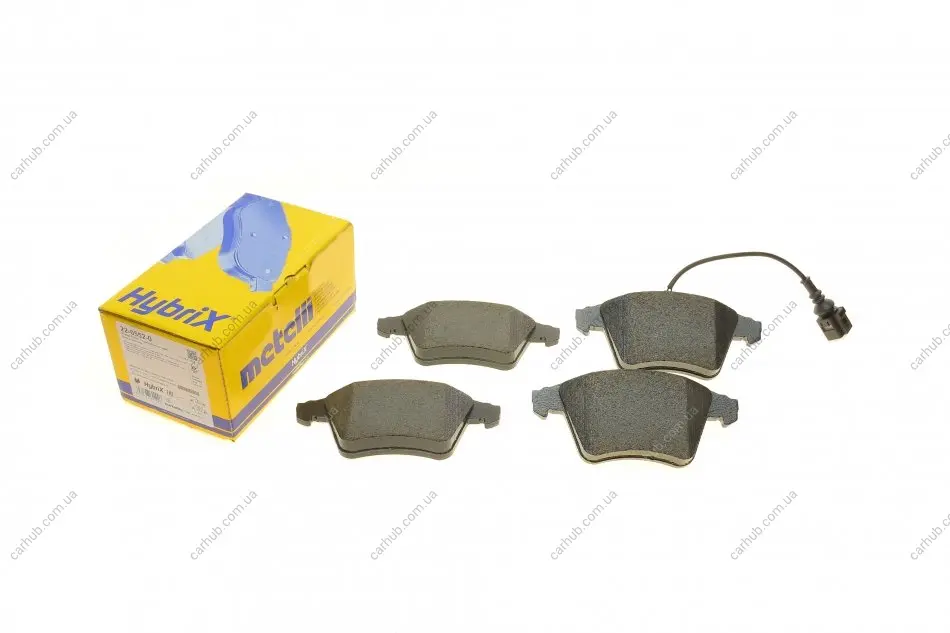 Колодки гальмівні (передні) VW T5/Multivan V 03-15 (+датчик) METELLI Metelli 22-0552-0 (фото 1)