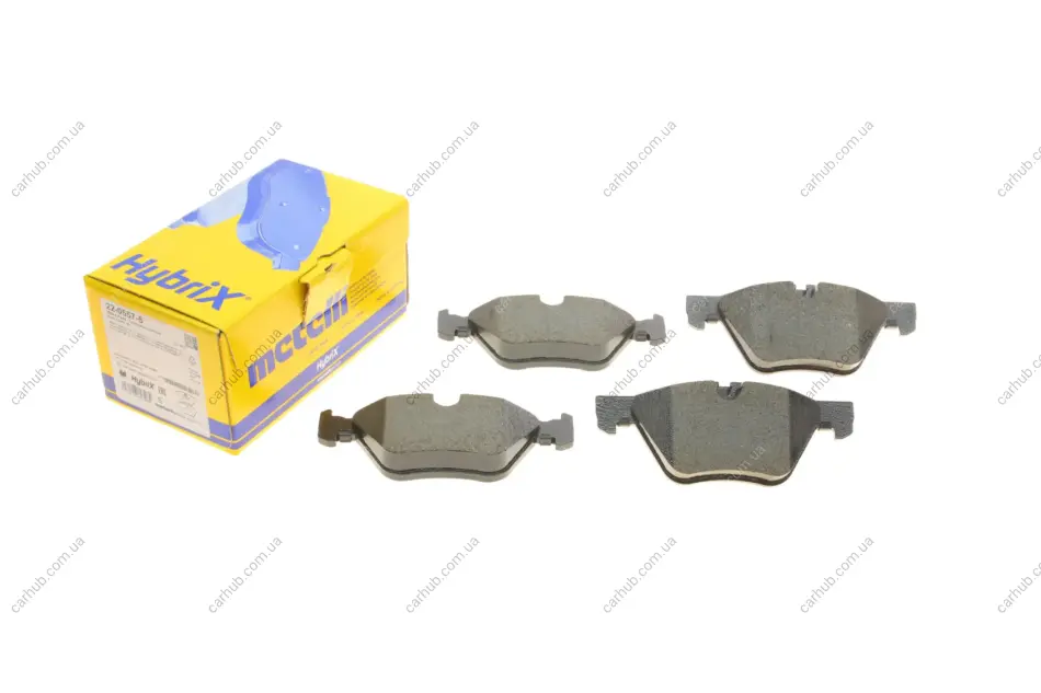 Колодки гальмівні (передні) BMW 1 (E81/E87) 04-12/3 (E90-E93) 05-13/X1 (E84) 11-15 Metelli 22-0557-5 (фото 1)