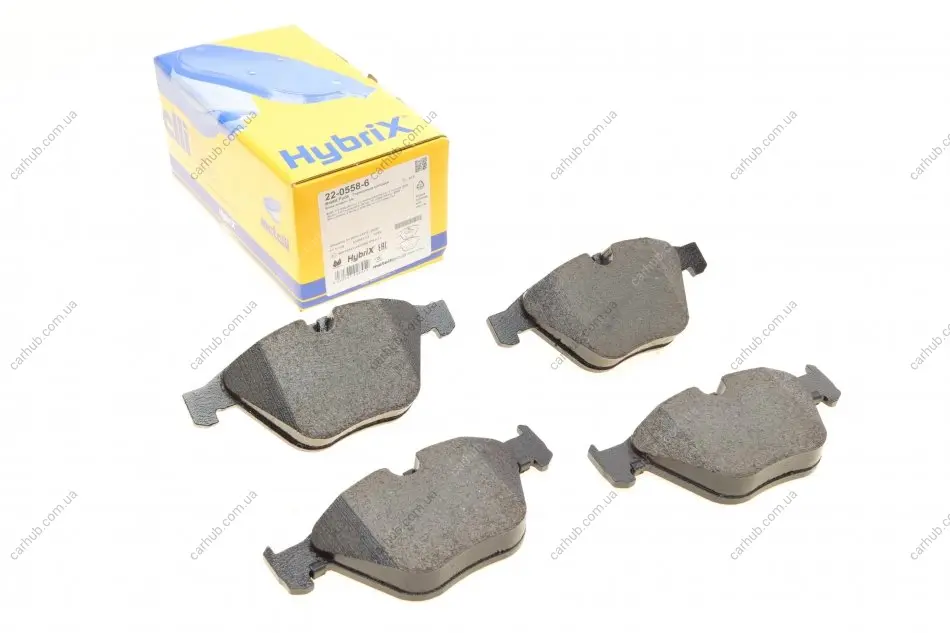 Колодки гальмівні (передні) BMW 3 (E90-93/F30/F80) 04-/5 (E60-61)/6 (E63-64) METELLI Metelli 22-0558-6 (фото 1)