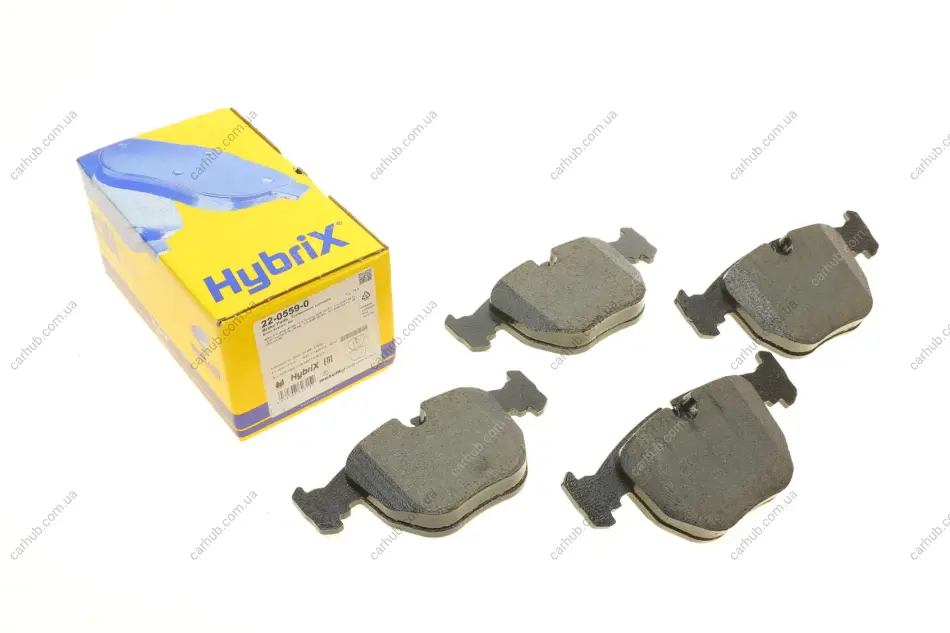 Колодки гальмівні (передні) BMW 5 (E39) 96-04/7 (E38) 94-01/X3 (E83) 06-11 METELLI Metelli 22-0559-0 (фото 1)
