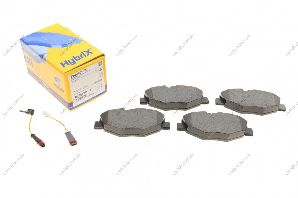 Колодки гальмівні (передні) MB E-class (W211/S211) 02-09 (+датчики) METELLI Metelli 22-0562-0K (фото 1)