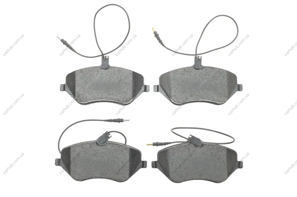 Колодки гальмівні (передні) Citroen C5 08-/C6 05-12/Peugeot 407 04-10/607 00-11 (+датчики) Metelli 22-0601-0 (фото 1)