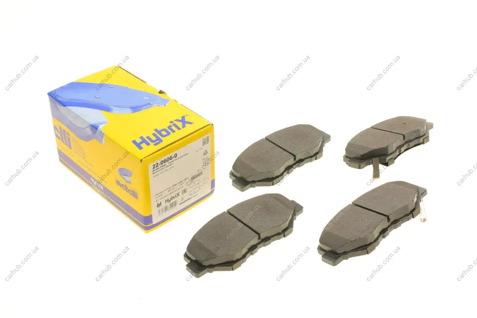 Колодки гальмівні (передні) Honda Accord VII 03-08/CR-V II 01-07/CR-V IV 13- METELLI Metelli 22-0606-0 (фото 1)