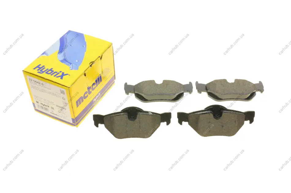 Колодки гальмівні (задні) BMW 1 (E81-82/E87-88)/3 (E90-93) 04-13/X1 (E84) 09-15 METELLI Metelli 22-0642-0 (фото 1)