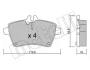 Колодки гальмівні (передні) MB A-class (W169) 04-12/B-class (W245) 05-11 METELLI Metelli 22-0646-0 (фото 7)