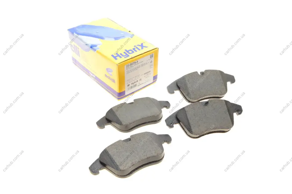 Колодки гальмівні (передні) Citroen C4 09-/C4 Grand Picasso 06-13/Peugeot 3008 11-16/5008 09-17 METELLI Metelli 22-0675-3 (фото 1)