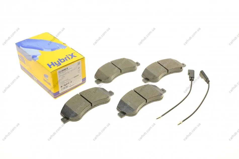 Колодки гальмівні (передні) Ford Transit 06-14/Transit Connect 06-13 (RWD) (+датчики) METELLI Metelli 22-0680-0 (фото 1)
