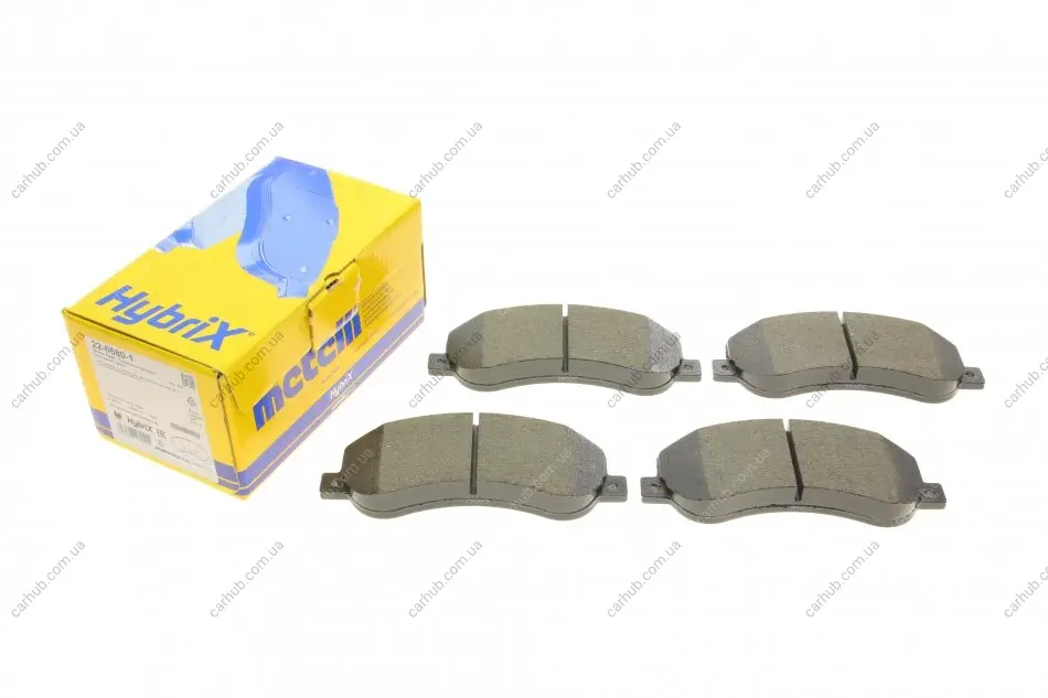 Колодки гальмівні (передні) VW Amarok 2.0 BiTDI/TDI/TSI 10- (Bosch) METELLI Metelli 22-0680-1 (фото 1)
