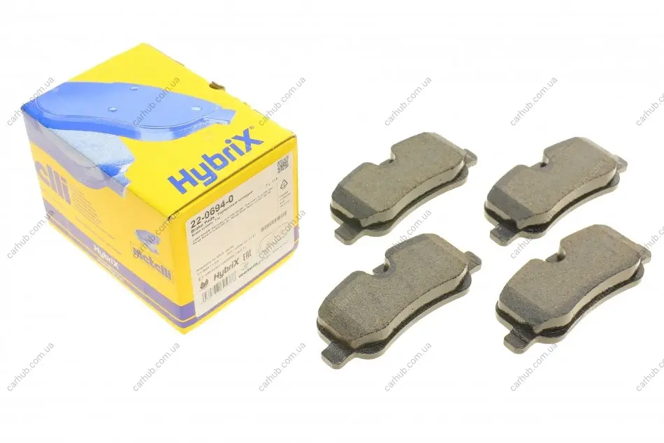 Колодки гальмівні (задні) Land Rover Discovery III/IV 04-18/Range Rover 02-13 METELLI Metelli 22-0694-0 (фото 1)