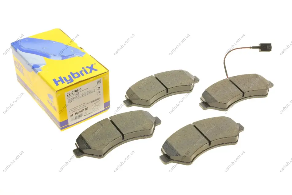 Колодки гальмівні (передні) Citroen Jumper/Fiat Ducato/Peugeot Boxer 06- R16 (+датчик) METELLI Metelli 22-0709-0 (фото 1)