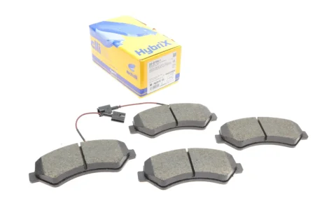 Колодки гальмівні (передні) Citroen Jumper/Fiat Ducato/Peugeot Boxer 06- R16 (з датчиком) METELLI Metelli 22-0709-1