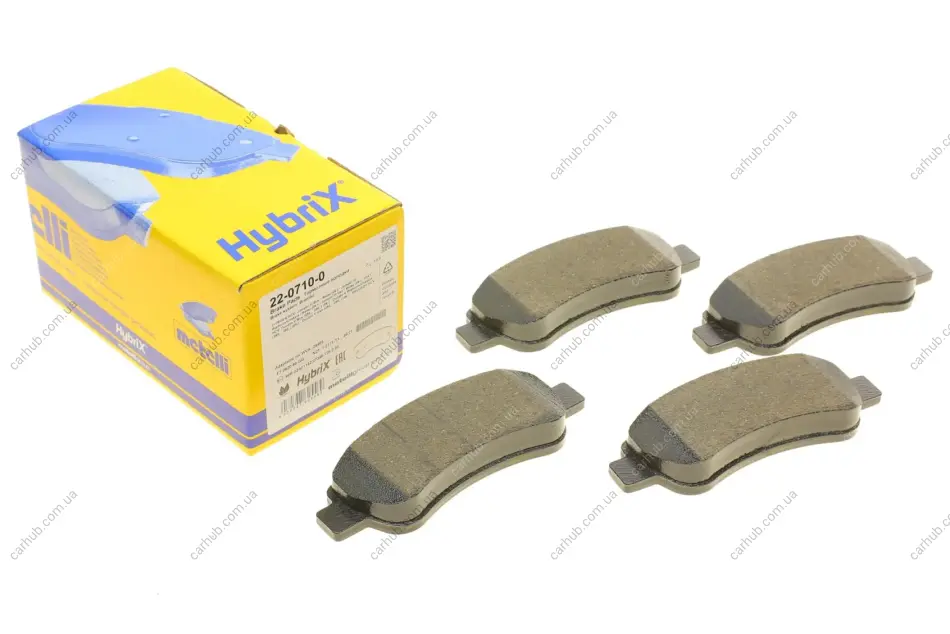Колодки гальмівні (задні) Citroen Jumper/Fiat Ducato/Peugeot Boxer 06- METELLI Metelli 22-0710-0 (фото 1)