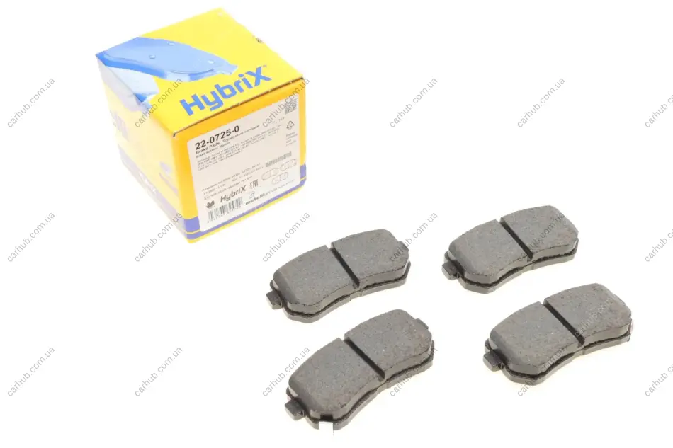 Колодки гальмівні (задні) Hyundai Accent/i30 05-12/Kia Cee\'d/Rio/Sportage 04- METELLI Metelli 22-0725-0 (фото 1)