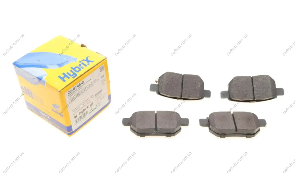 Колодки гальмівні (задні) Toyota Corolla/Auris 06-14/IQ/Urban Cruiser 09-15/Prius 12-/Yaris 05- METELLI Metelli 22-0746-0 (фото 1)