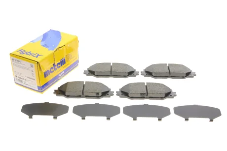 Колодки гальмівні (передні) Toyota Auris 10-18/Prius 08-/Rav4 III/IV 06- METELLI Metelli 22-0748-0