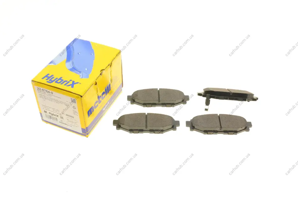 Колодки гальмівні (задні) Subaru Forester/Impreza 08-/Legacy 03-14/Outback 03-/Toyota GT 12- METELLI Metelli 22-0764-0 (фото 1)