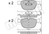 Комплект тормозных колодок (дисковых).) Metelli 22-0770-0 (фото 2)