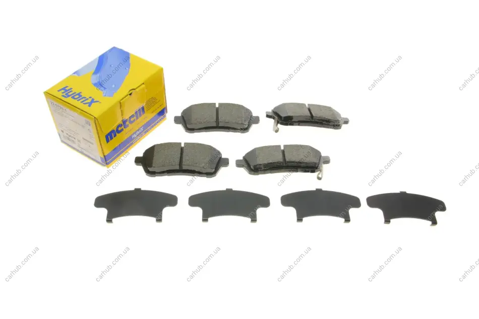 Колодки гальмівні (передні) Ford Fiesta VI 08-/Mazda 2 07-15/Subaru Justy 07- METELLI Metelli 22-0793-1 (фото 1)