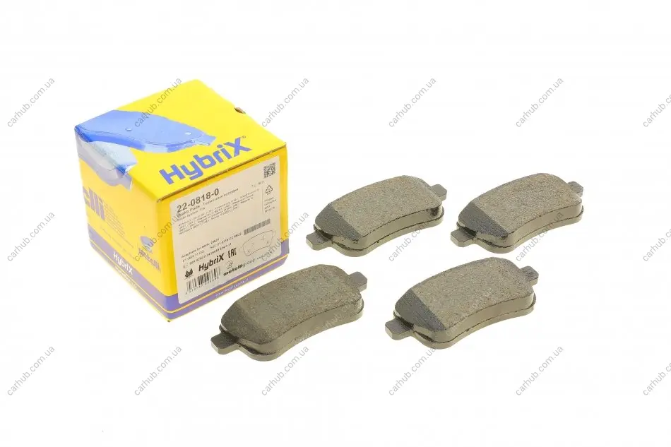 Колодки гальмівні (задні) Renault Megane III 08-/Grand Scenic III/Fluence 09- METELLI Metelli 22-0818-0 (фото 1)
