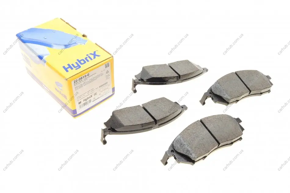 Колодки гальмівні (передні) Renault Koleos 08-/Nissan Qashqai 07-13/Pathfinder/NP300/Murano 05- METELLI Metelli 22-0819-0 (фото 1)